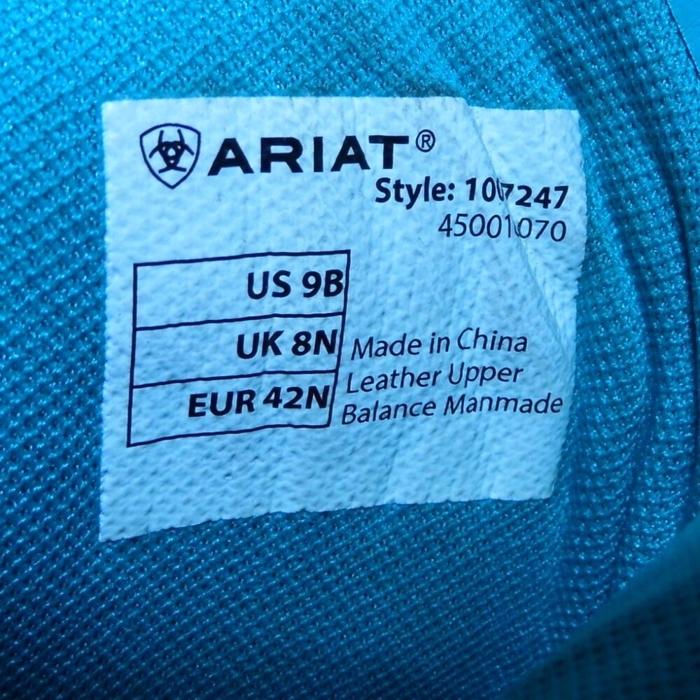 Ariat Anthem Venttek Distressed Java/Turquoise Co… - image 7